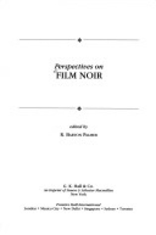 Cover of Perspectives on Film Noir