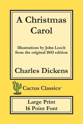 Book cover for A Christmas Carol (Cactus Classics Large Print)