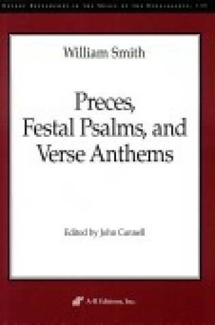 Cover of Preces, Festal Psalms, and Verse Anthems