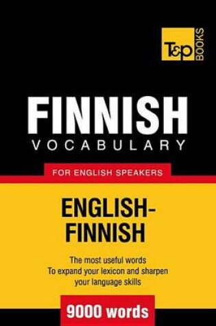 Cover of Finnish Vocabulary for English Speakers - English-Finnish - 9000 Words