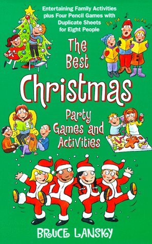 Book cover for The Best Christmas Party Game Book