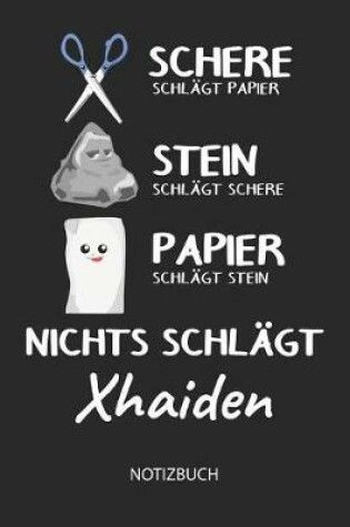 Cover of Nichts schlagt - Xhaiden - Notizbuch