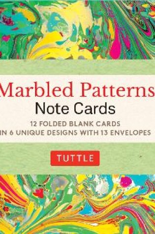 Cover of Marbled Patterns Note Cards - 12 Cards