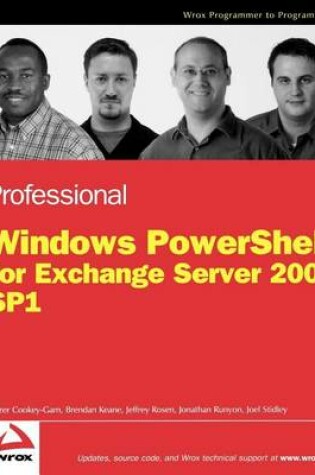 Cover of Professional Windows Powershell for Exchange Server 2007 Service Pack 1
