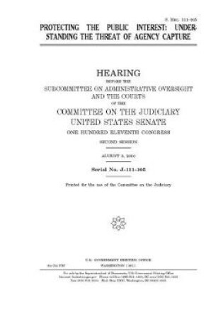 Cover of Protecting the public interest