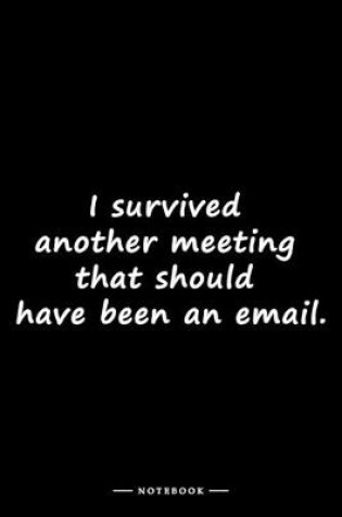 Cover of I survived another meeting that should have been an email.