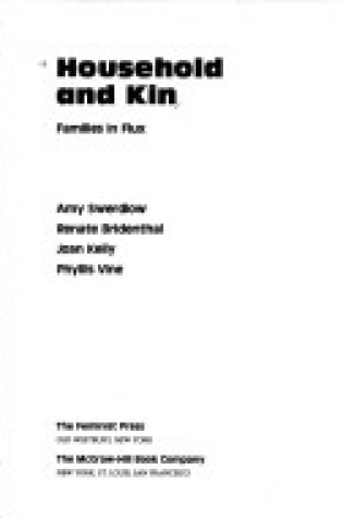 Cover of Household and Kin