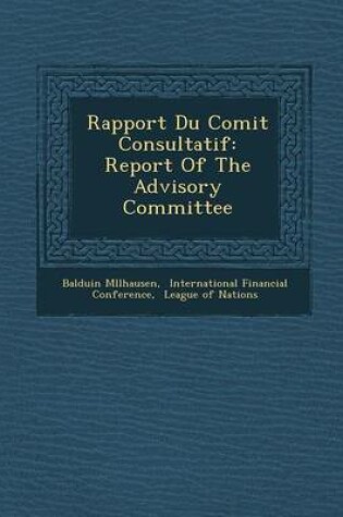 Cover of Rapport Du Comit Consultatif