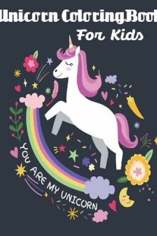 Cover of Unicorn Coloring Book for Kids