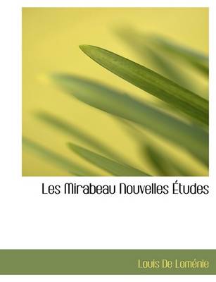 Book cover for Les Mirabeau Nouvelles Etudes