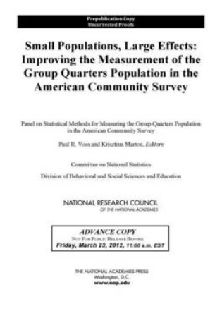 Cover of Small Populations, Large Effects