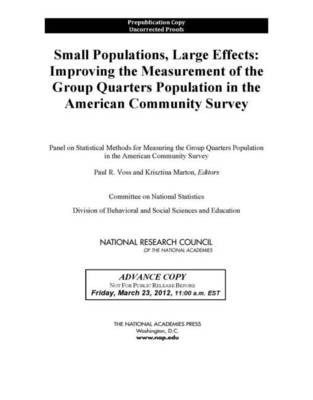 Book cover for Small Populations, Large Effects