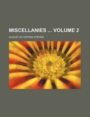 Book cover for Miscellanies Volume 2