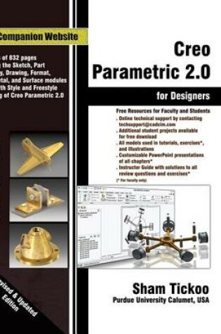 Cover of Creo Parametric 2.0 for Designers