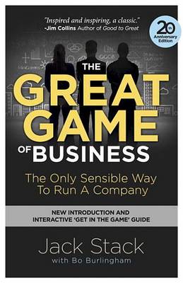 Book cover for The Great Game of Business, Expanded and Updated