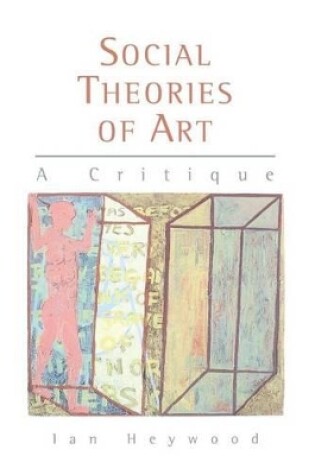 Cover of Social Theories of Art