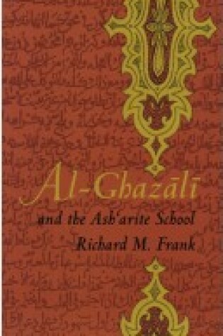 Cover of Al-Ghazali and the Asharite School