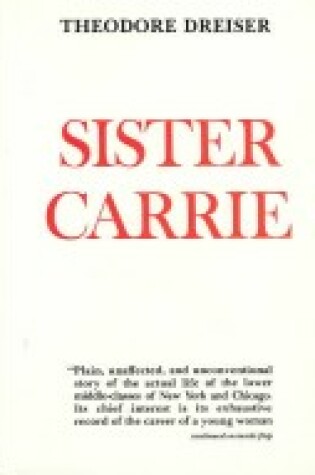 Cover of Sister Carrie