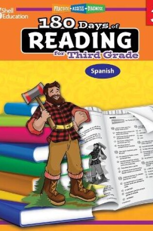 Cover of 180 Days of Reading for Third Grade (Spanish)