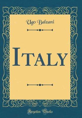 Book cover for Italy (Classic Reprint)