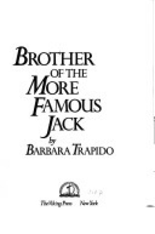 Cover of Brother of the More Famous Jack