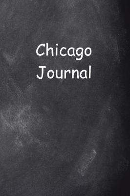 Book cover for Chicago Journal Chalkboard Design