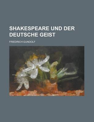 Book cover for Shakespeare Und Der Deutsche Geist