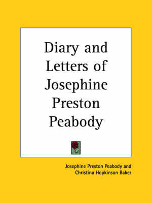 Book cover for Diary and Letters of Josephine Preston Peabody (1925)