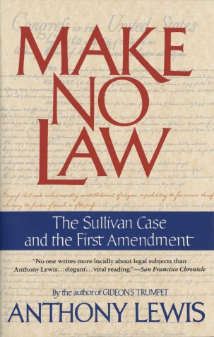 Book cover for Make No Law