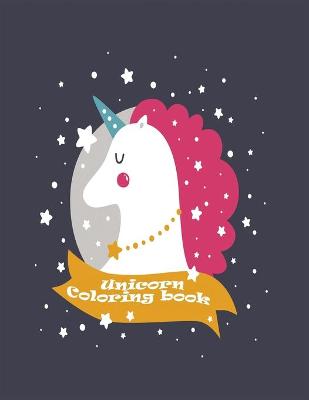 Book cover for Unicorn Coloring book