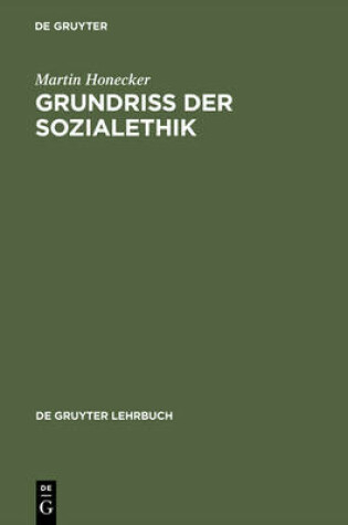 Cover of Grundriss Der Sozialethik