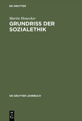 Cover of Grundriss Der Sozialethik