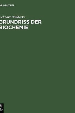Cover of Grundriss Der Biochemie