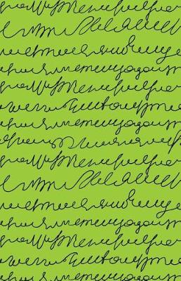 Cover of Journal Notebook Scribbly Writing Black and Green