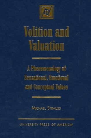 Cover of Volition and Valuation