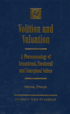 Book cover for Volition and Valuation