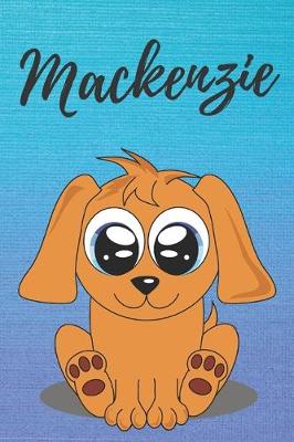 Book cover for Mackenzie dog coloring book / notebook / journal / diary