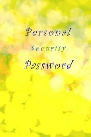 Cover of Personal Security Password