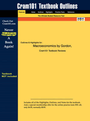 Cover of Studyguide for Macroeconomics by Gordon, ISBN 9780201770360