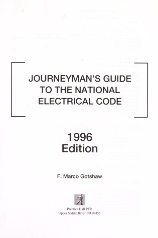 Cover of Journeyman's Gde Nat Electric Code 1996