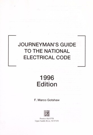 Book cover for Journeyman's Gde Nat Electric Code 1996