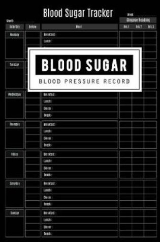 Cover of Blood Sugar & Blood Pressure Record