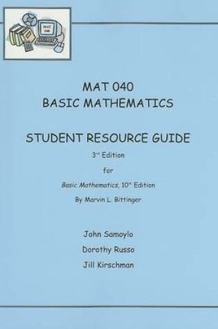 Cover of MAT 040 Basic Mathematics