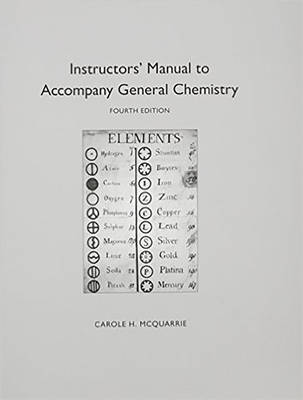 Book cover for Instructor's Manual to Accompany General Chemistry