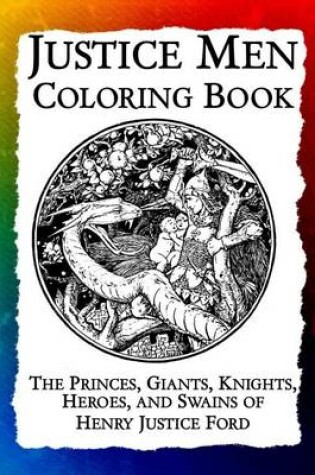 Cover of Justice Men Coloring Book