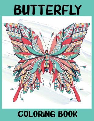 Book cover for Butterfly Coloring Book