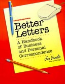 Book cover for Better Letters