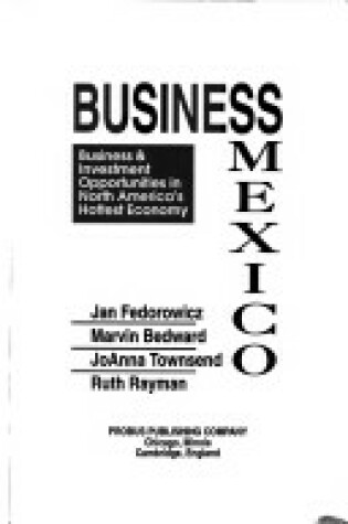 Cover of Business Mexico