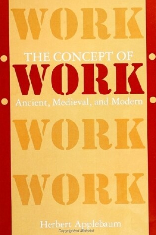 Cover of The Concept of Work