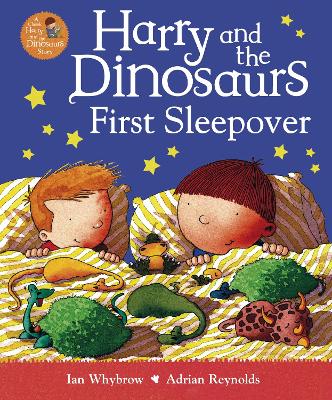 Book cover for Harry and the Dinosaurs First Sleepover